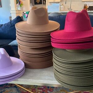Stylish Wide-Brim Hats in Multiple Colors